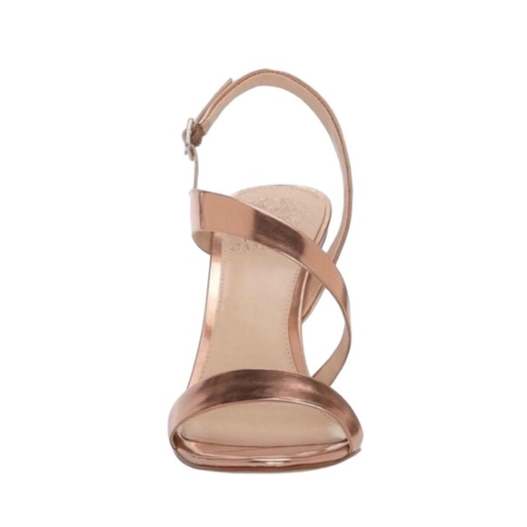 Vince Camuto Costina Rose Gold Stiletto Sandals - Picture 2 of 11